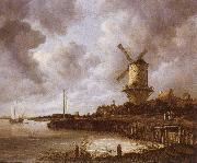 Jacob van Ruisdael The mill by District by Duurstede oil painting
